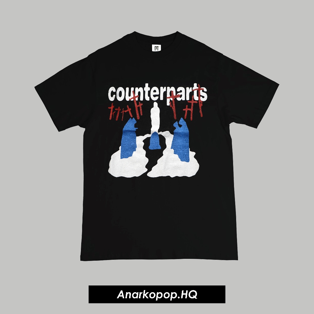 KAOS BAND COUNTERPARTS / TSHIRT MUSIC / EMO / HARDCORE PUNK