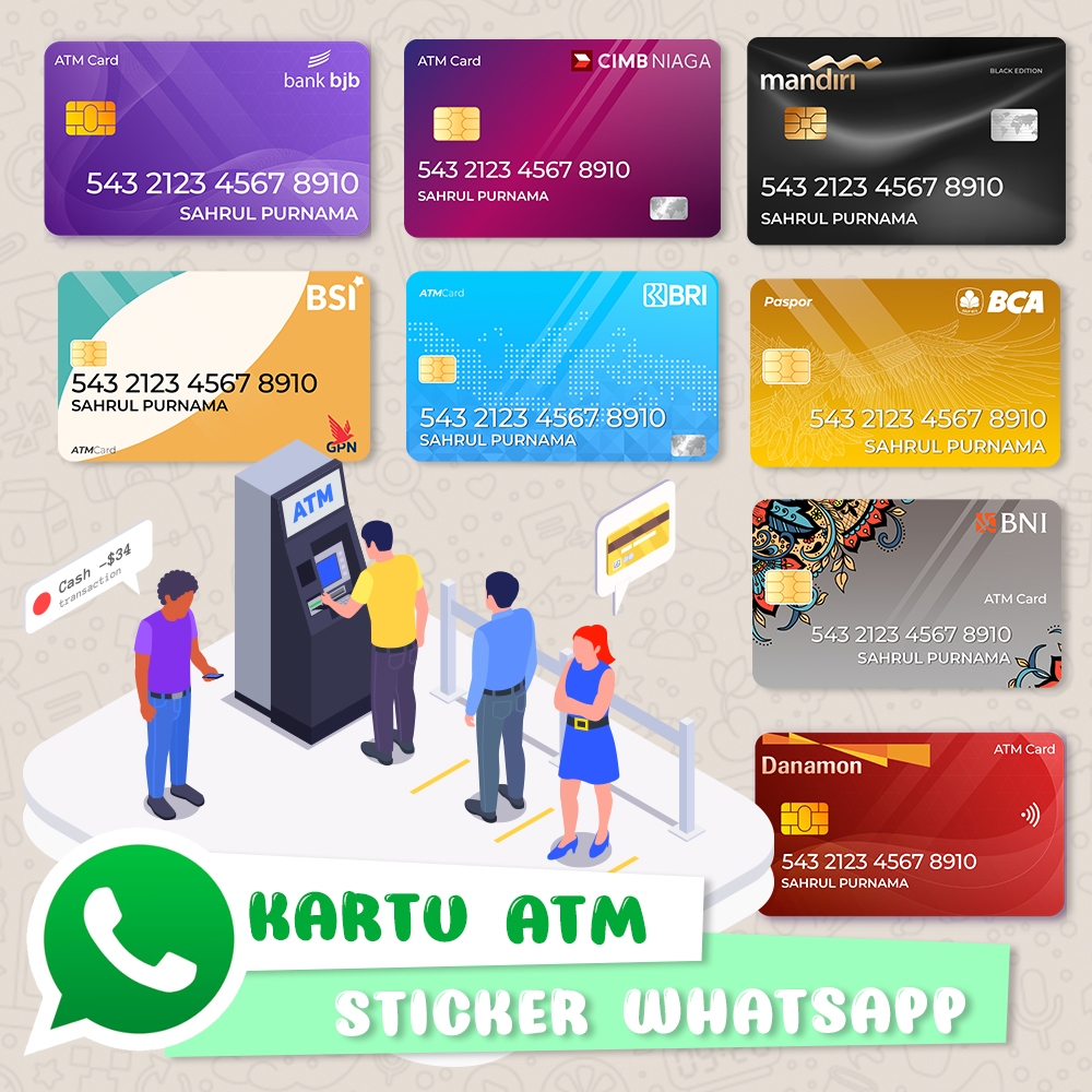 Sticker Whatsapp Rekening Bank