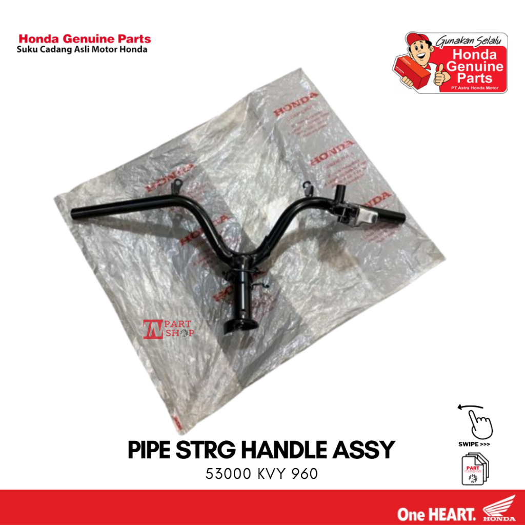 Stang Stir (Pipe Strng Handle Assy) - BeAT Karbu / 53000-KVY-960