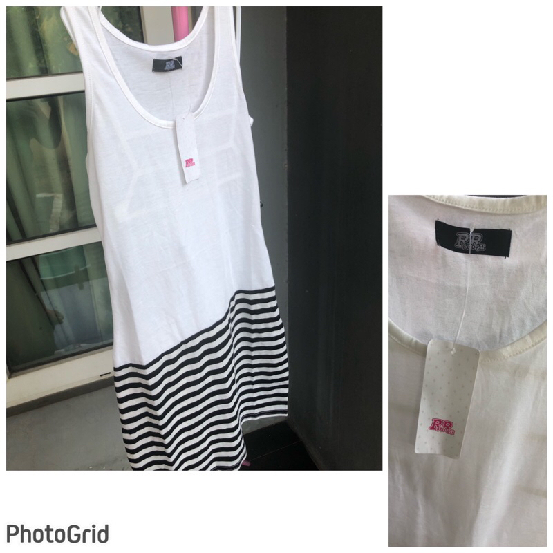 New tag mini dress/ tank top Panjang sz S
