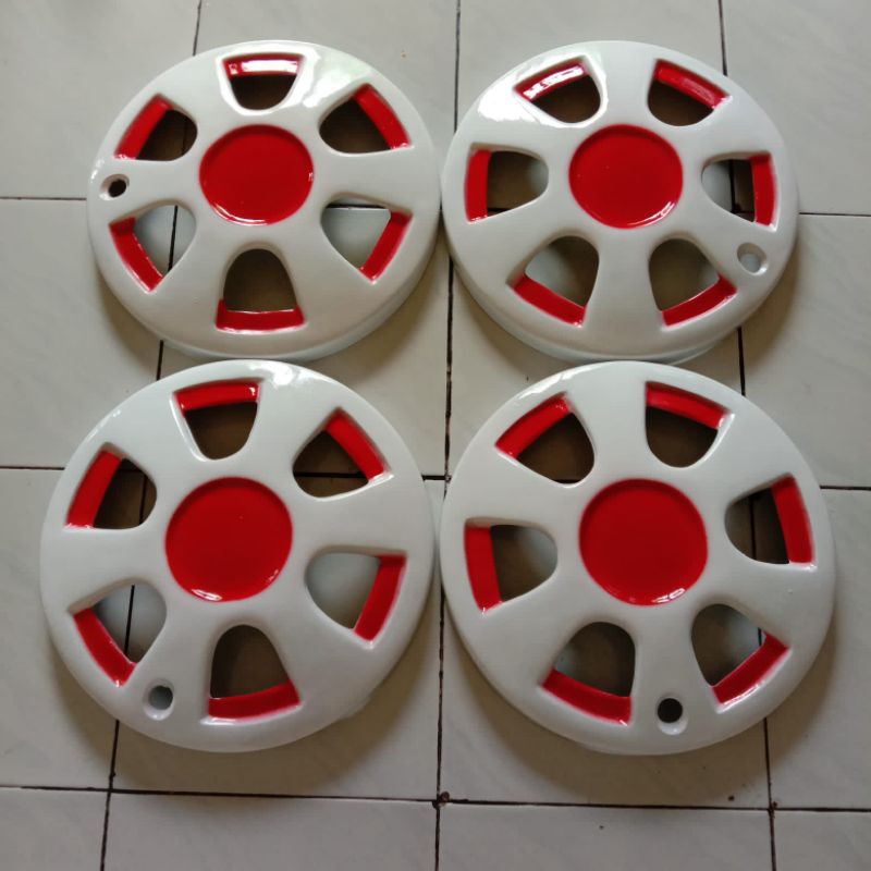 4 Biji Wildop Weldop Ring 13 Model RBK New Bahan Fiber Untuk Mobil Pikup R13 Granmax, Futura, New ca