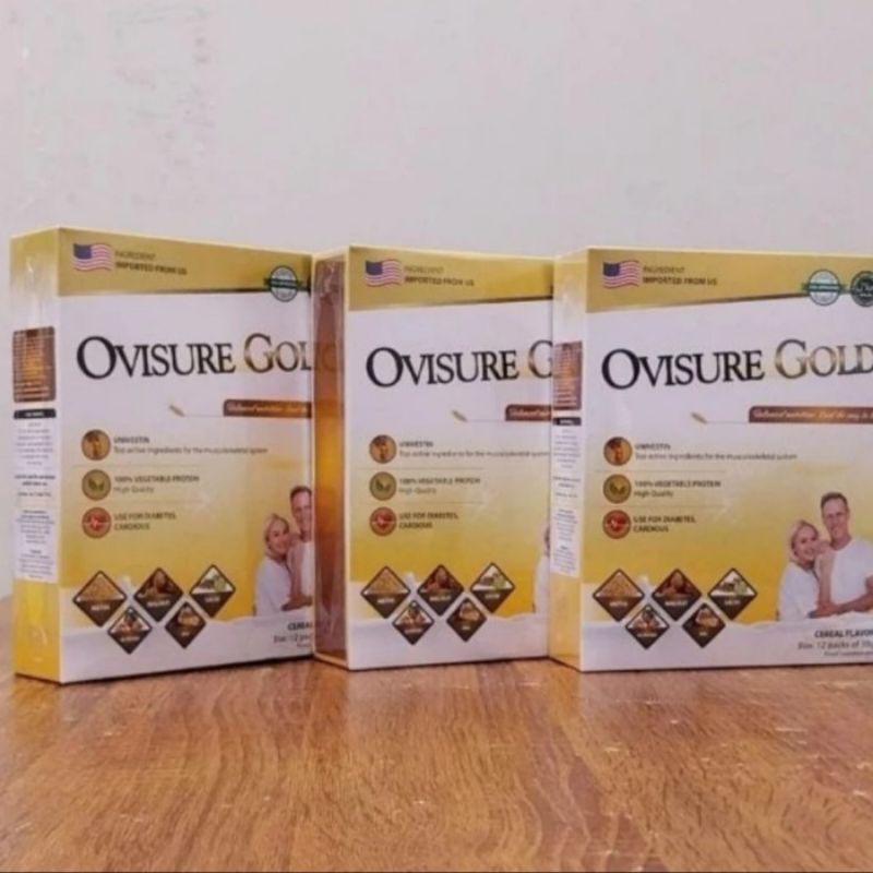 

Ovisure Gold Original Susu Tulang Sendi Ampuh Isi 12 pcs