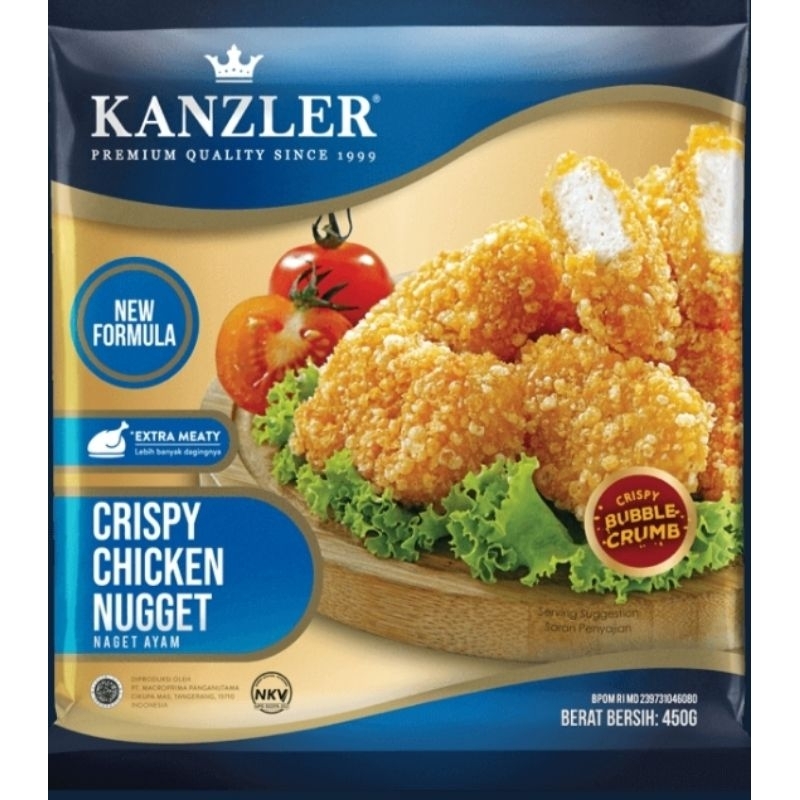 

KANZLER CRISPY CHICKEN NUGGET 450 GR