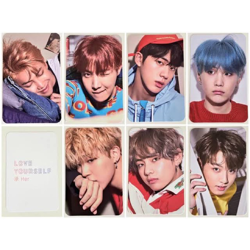 Ready Stock Sharing Photocard BTS Vinyl HER