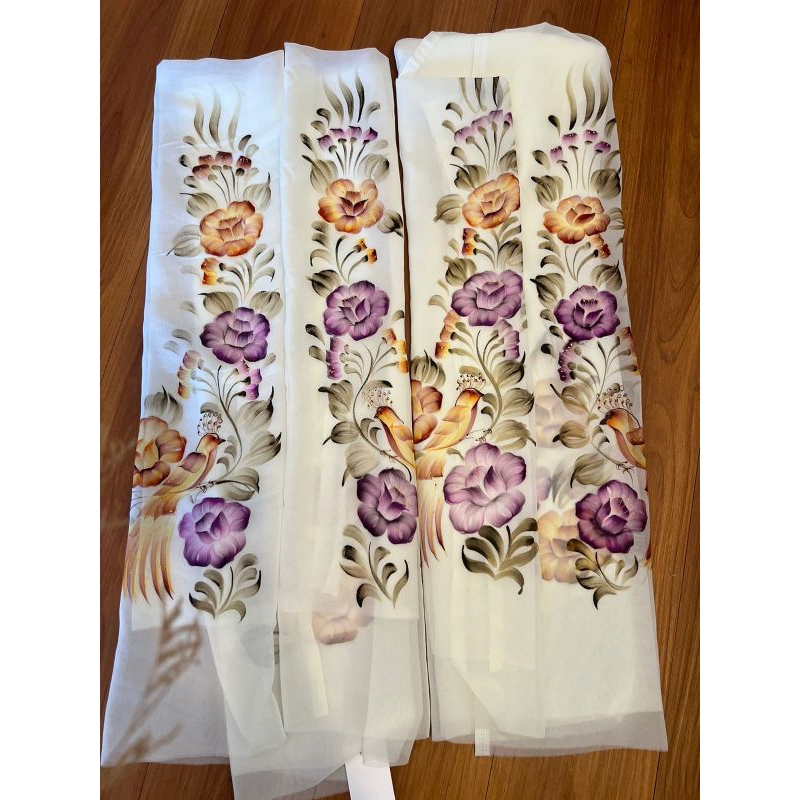 Kain Kebaya Lukis Sifon