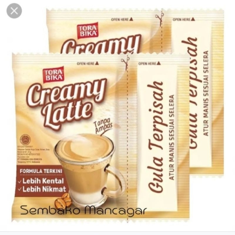 

kopi creamy latte 10pcs per renceng