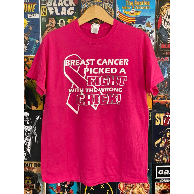 Breast Cancer Picked A Fight With The Wrong Chick on Men's Premium T-Shirt