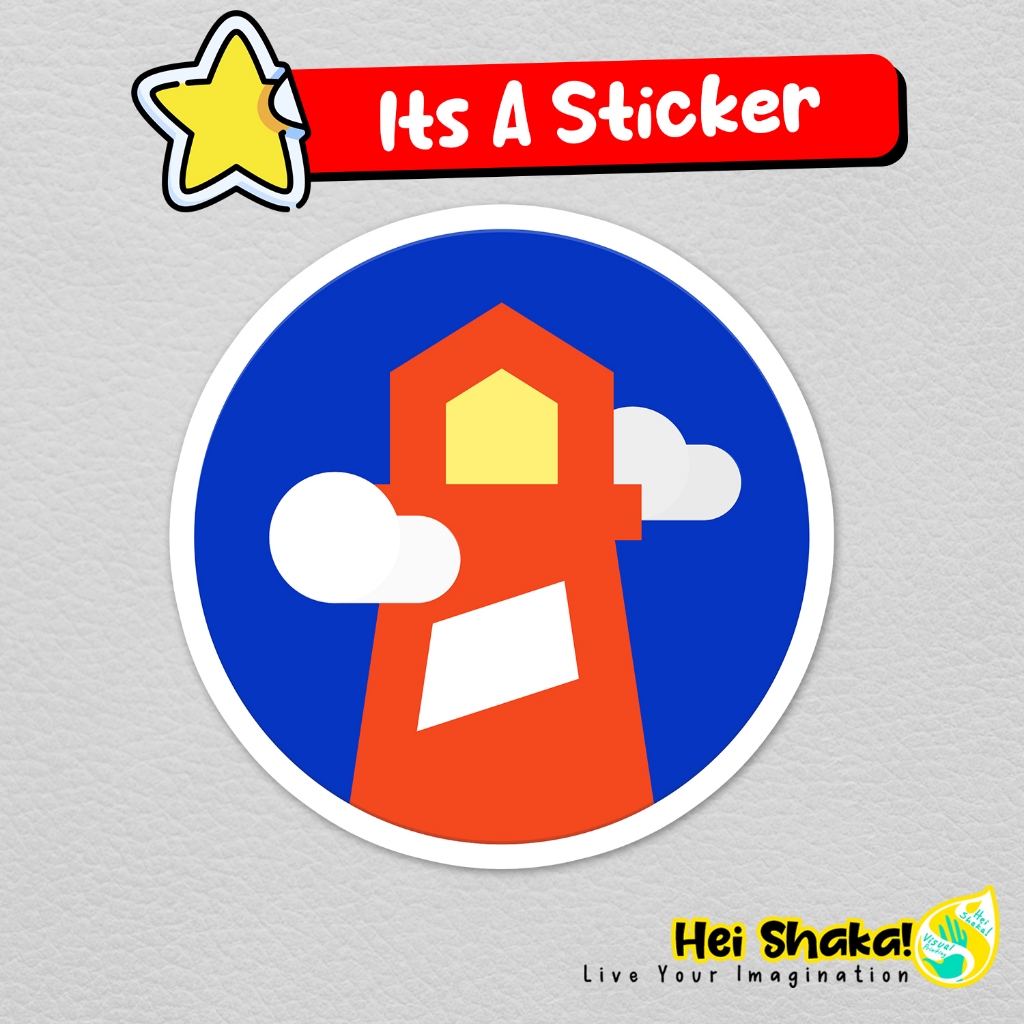 

Stiker Google Light House Sticker Programmer Developer Coding Vinyl Anti Air