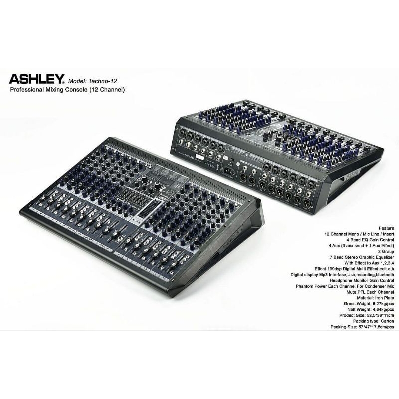 Ashley mixer 12ch TECHNO12