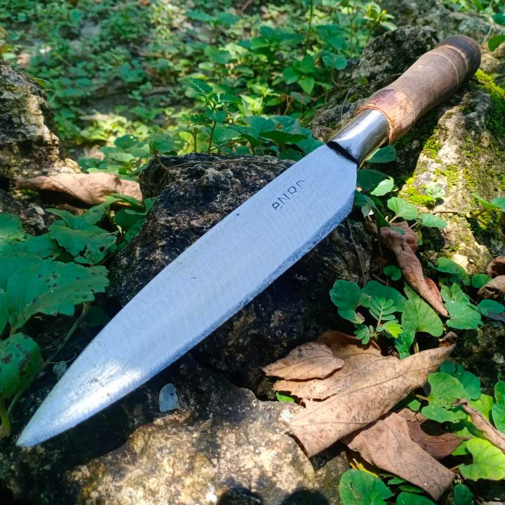 Pisau dapur baja carbon homemade pande jawa