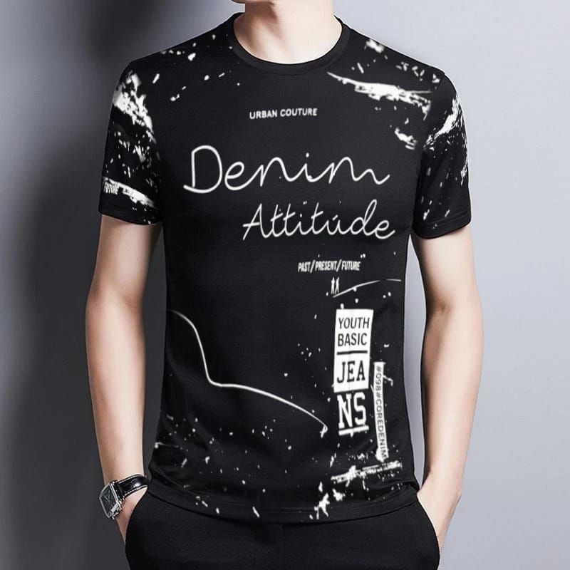 KAOS PRIA DISTRO-DENIM/KAOS PRIA KEREN/BAJU ATASAN PRIA