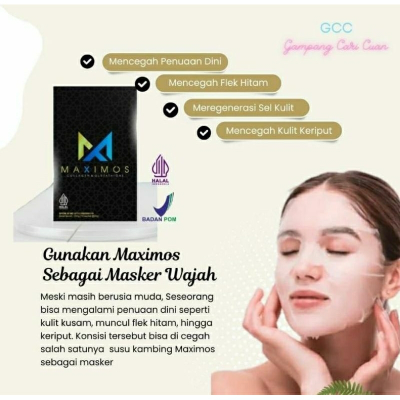 

GRA MAXIMOS SUSU COLLAGEN SUSU KAMBING ETAWA KOLAGEN GLUTHATIONE MENINGKATKAN IMUN TUBUH