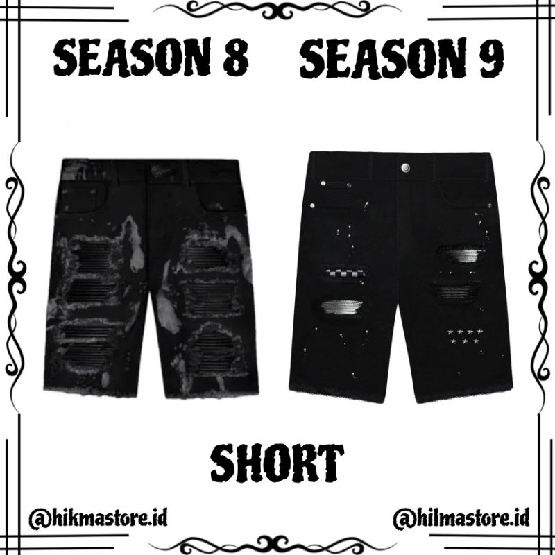 RUCAS Grand Combination Short / RUCAS Caviar Leather Short