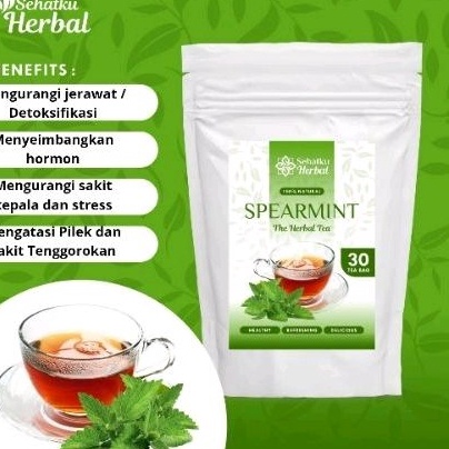 

C6369 SPEARMINT TEA TEH SPEARMINT ISI 3 TEA BAG