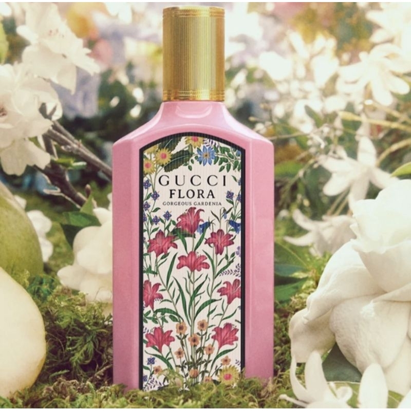 Parfum Wanita Gucci Flora Gorgeous Cardenia Pink FLOWER NEW Eau De Parfum EDP 100ml