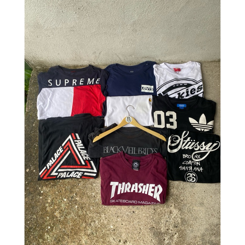 Borongan kaos full brand