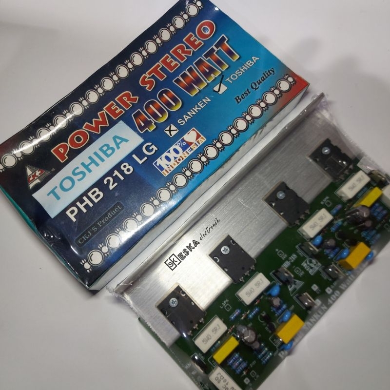 KIT POWER AMPLIFIER 400 WATT STEREO PLUS TOSHIBA PHB 218 LG CKJ