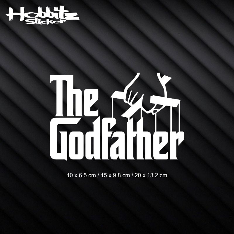 

CUTTING STICKER KACA MOBIL THE GOD FATHER STIKER MEMANTULKAN CAHAYA