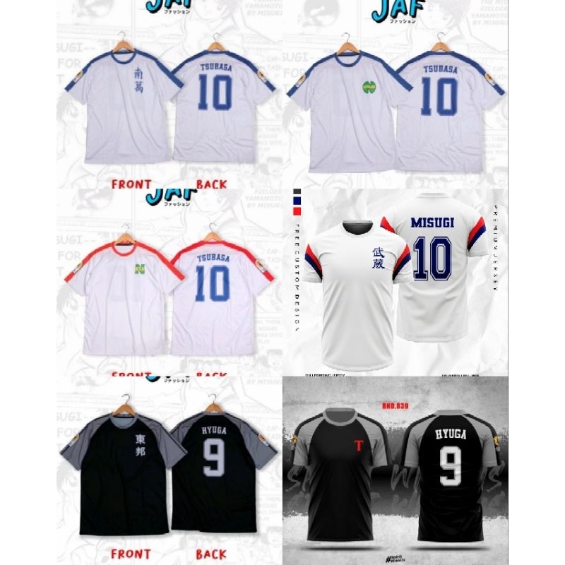 Jersey Anime Tsubasa Nankatsu Cosplay/Jersey Anime Captain Tsubasa Toho Cosplay Hyuga/Jersey Captain