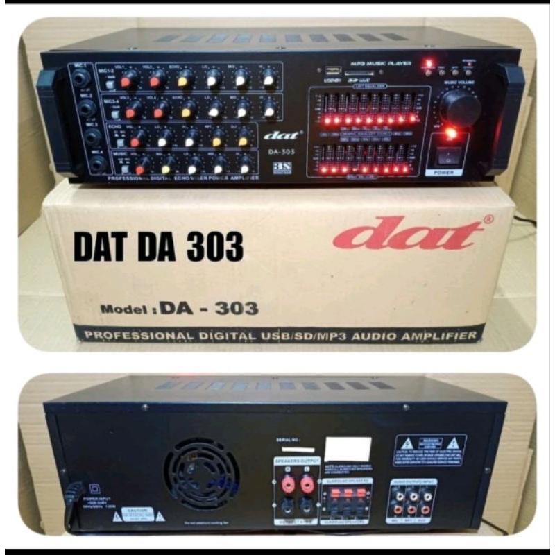 power amplifier dat 303 karaoke bluetoth