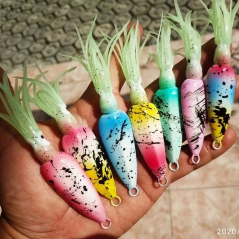 Metal Jig Cuttlefish Cumi 40gr 60gr GID