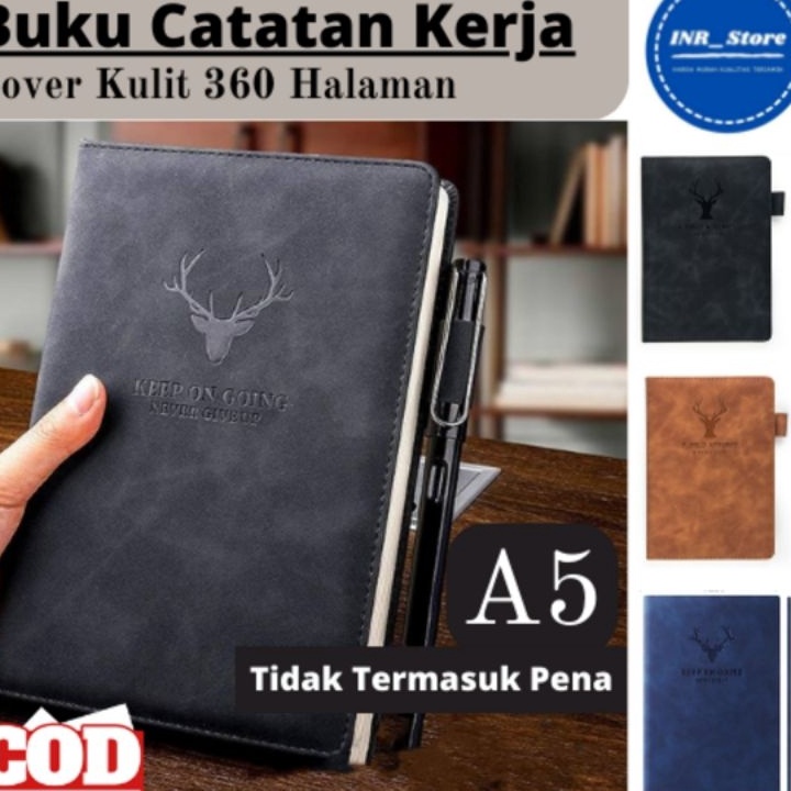 

Terbaru Buku Agenda Catatan Kerja Meeting Planner NoteBook Notepad Diary Binder Cover Kulit A5