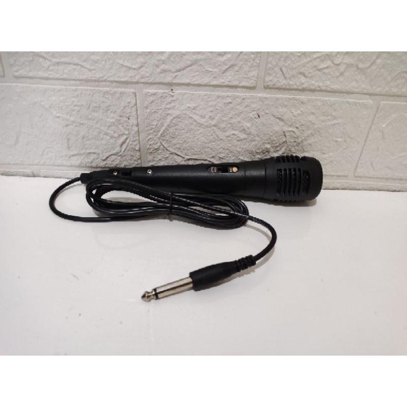 Mic karaoke mikrofon mix kabel jack besar/standar
