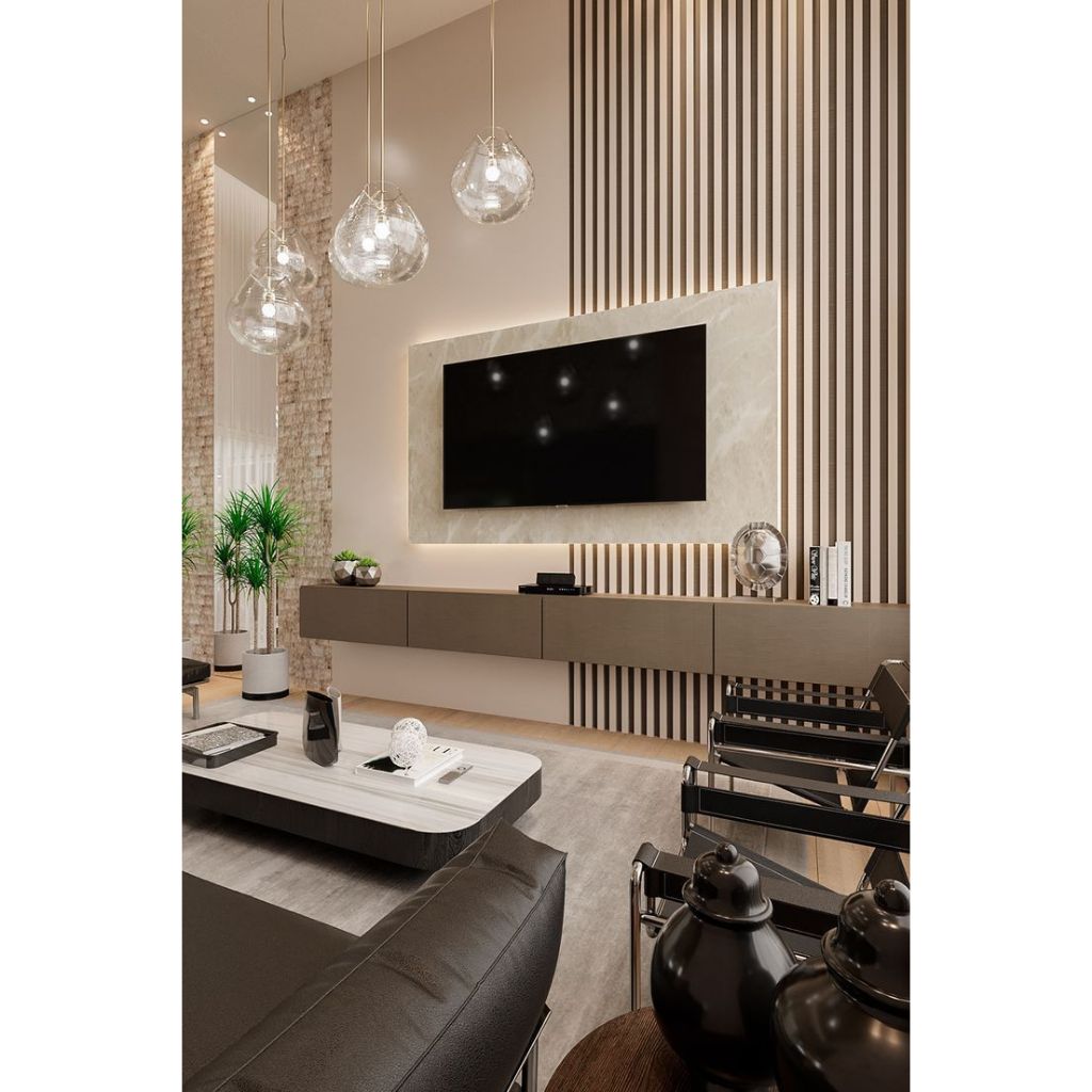 backdrop tv dinding gantung custoom