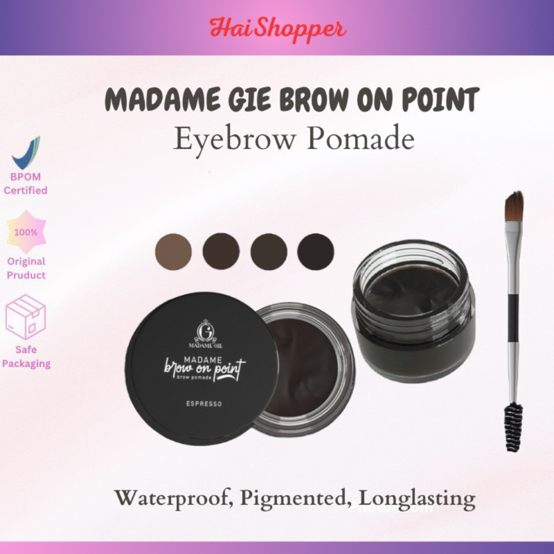 MADAME GIE Brow On Point - Eyebrow Pomade - Pomade Alis | Madame Gie Pomade Alis | Brow On Point Mad