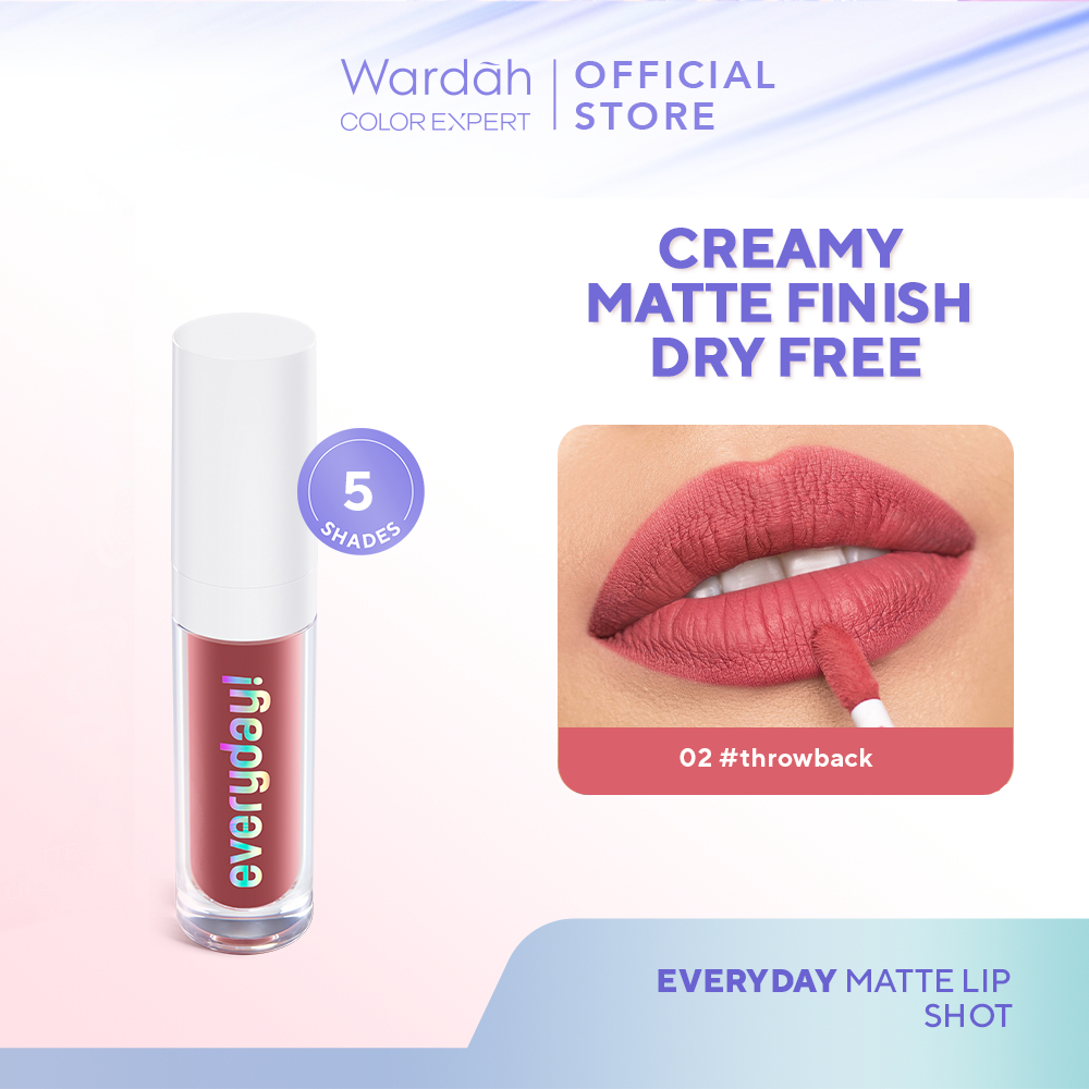 Wardah Everyday Matte Lip Shot 1.8 g ( Wardah Everyday Matte Lip Shot | Lipcream )