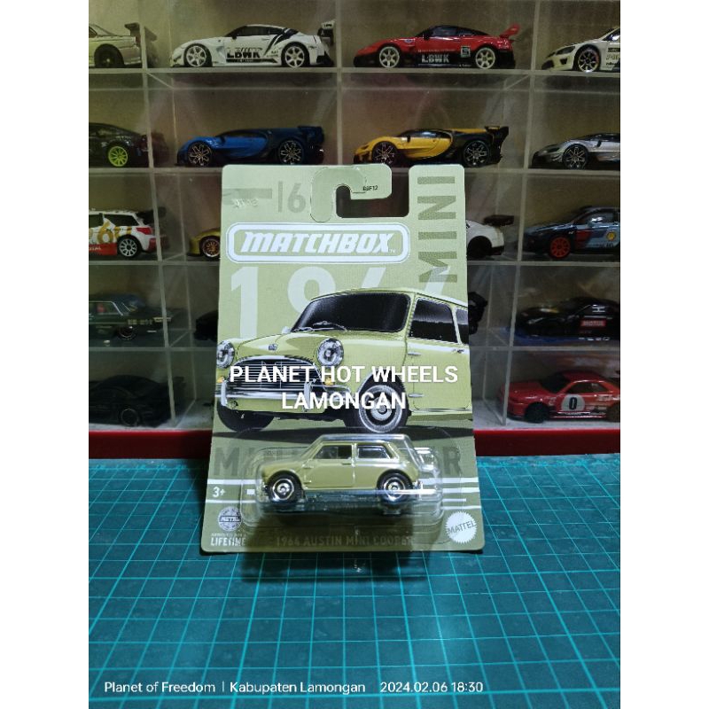 matchbox mini series 1964 austin mini cooper hijau