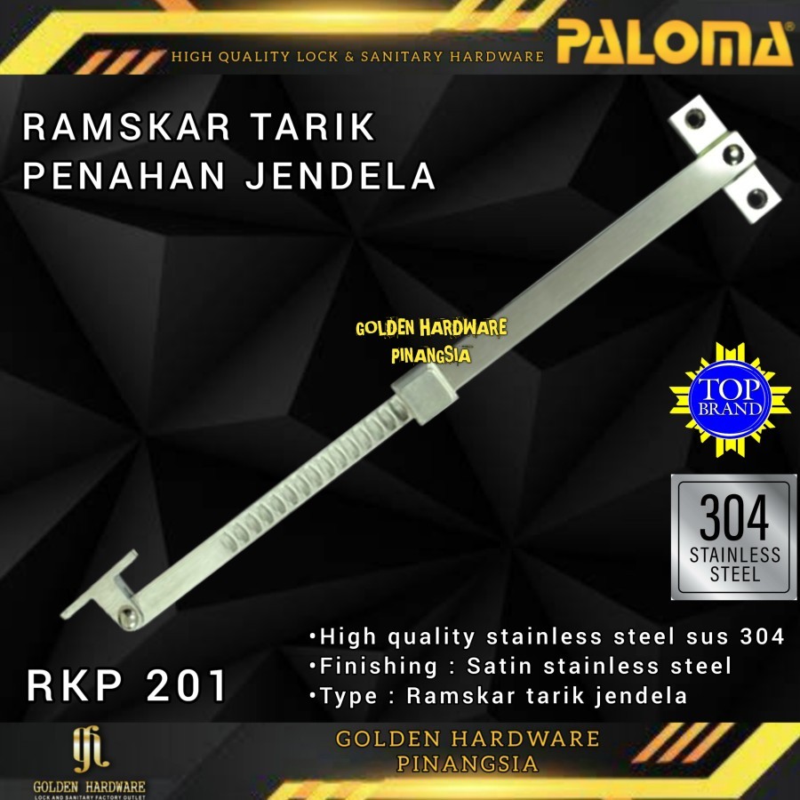 RAMSKAR LAMSKAR GRENDEL HAK ANGIN PENAHAN JENDELA PALOMA RKP 201