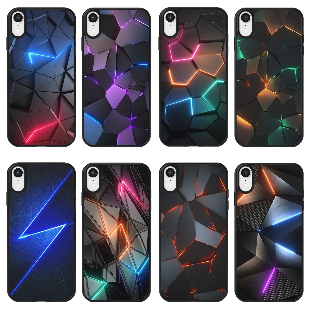 Case Hp Motif Wallpaper Neon - Casing Hp Vivo Y12 Y12i Y15 Y17 Y91C Y1S Y30 Y30i Y50 Y19 Y35 Y22 - S