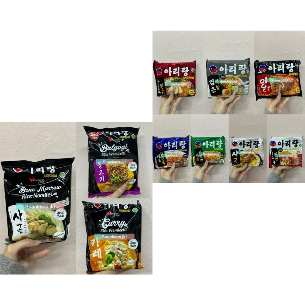 

MIE INSTANT KOREA ARIRANG ANEKA RASA NOODLE HALAL