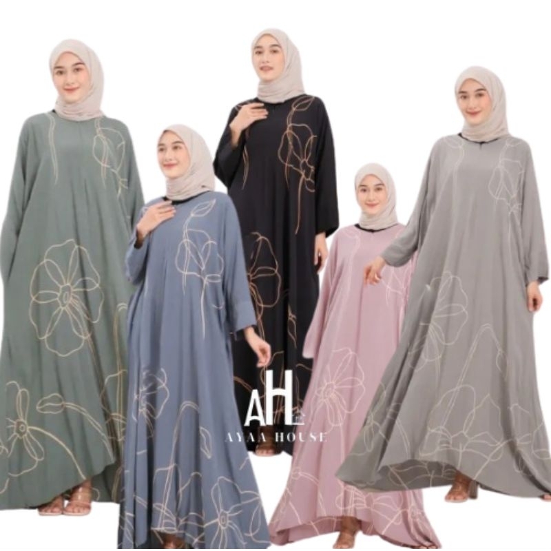 KAFTAN FILLEA•KAFTAN CANTIK•KAFTAN RAYON PREMIUM•KAFTAN BUSUI FRIENDLY