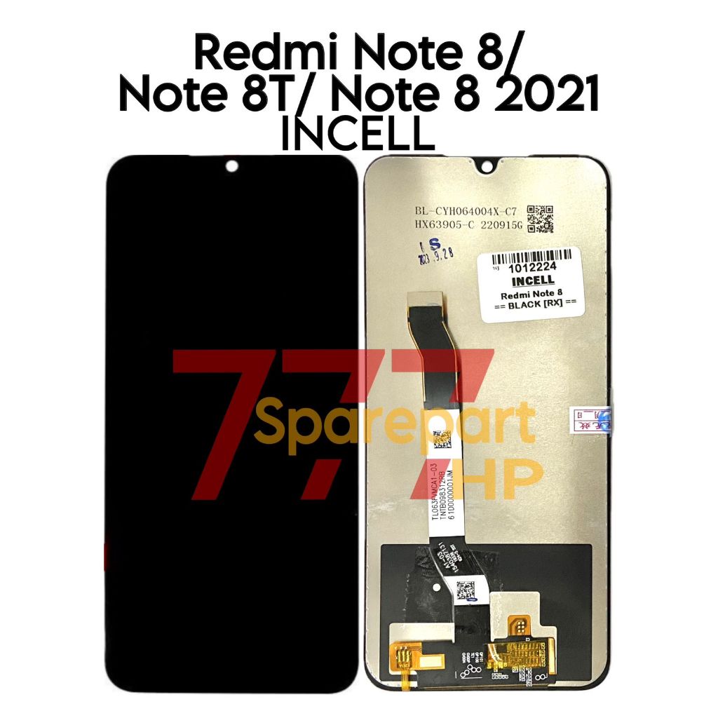LCD TOUCHSCREEN XIAOMI REDMI NOTE 8 2019 2021 / NOTE 8T / M1908C3JH / M1908C3JG / M1908C3JI /