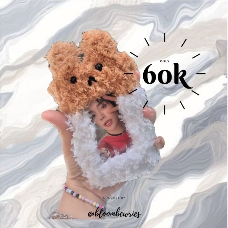 PHOTOCARD HOLDER RAJUT (FURRY YARN)