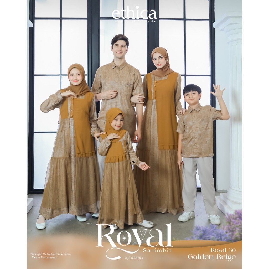 ROYAL 30 GOLDEN BEIGE KAGUMI 315, KAGUMI KIDS 164, KAHFI 315, KAHFI KIDS 223 FAMILY WEAR, FAMILY DRE