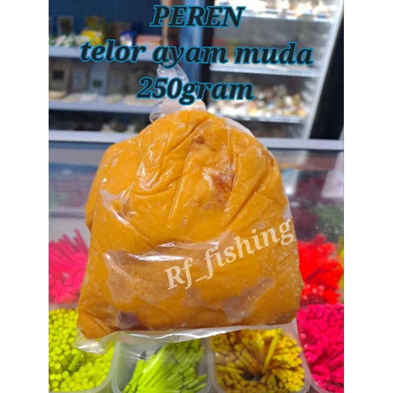 Umpan Peren 250gram,( bahan dasar Telor ayam muda ) Umpan Galatama Lele