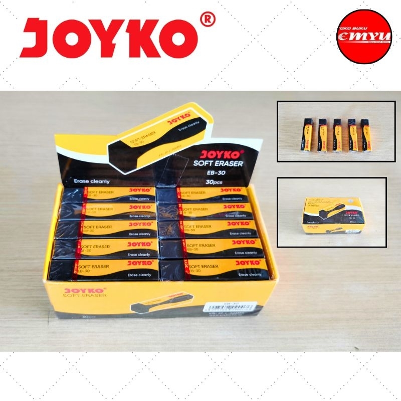 

Joyko Penghapus Pensil EB-30 Hitam Isi 30pcs