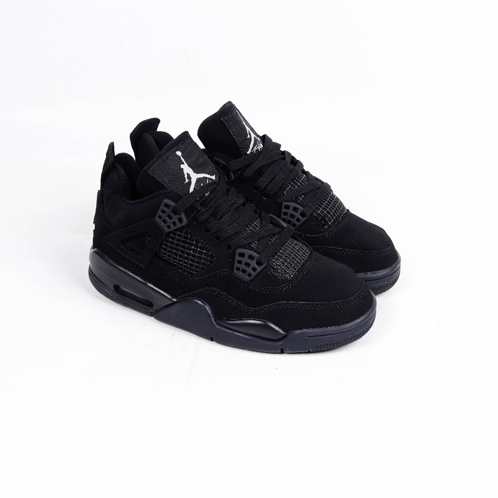 HOT DEALS PROMO TERBARU (SLPRDS) Sepatu Nike Air Jordan 4 Retro Triple Black