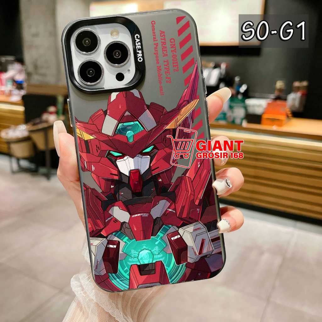Silikon Case Imd Polycarbon Hard PC Case Hologram Casing Robot Gundam for Oppo A53 Oppo A33 2020 Oppo A54 Oppo A55 Oppo A71