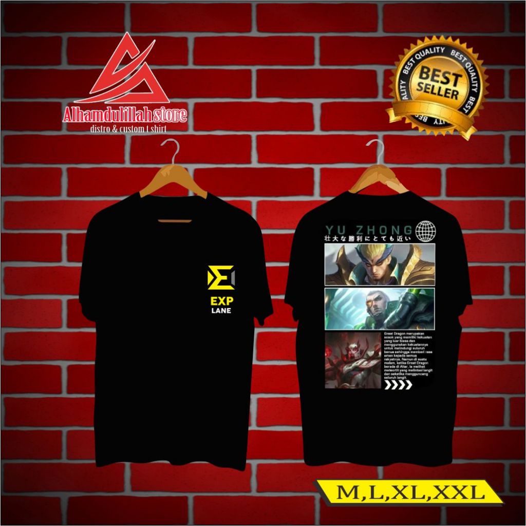 KAOS MLBB HERO YUZHONG TANK SKIN TERBARU KAOS GAMING MLBB KAOS KEREN KAOS MOBILE LEGEND FULL SKIN TE