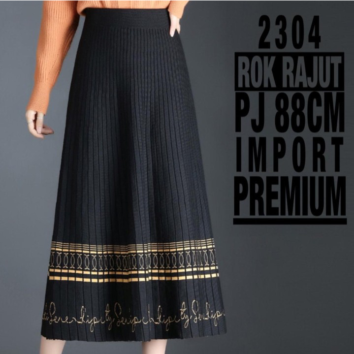 Rok Rajut Wanita Premium Import Bangkok