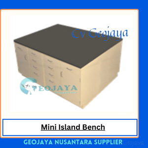 "Meja Kerja Phenolic Resin dengan 4 Pintu dan 20 Laci: Solusi Ideal untuk Laboratorium atau Studio K