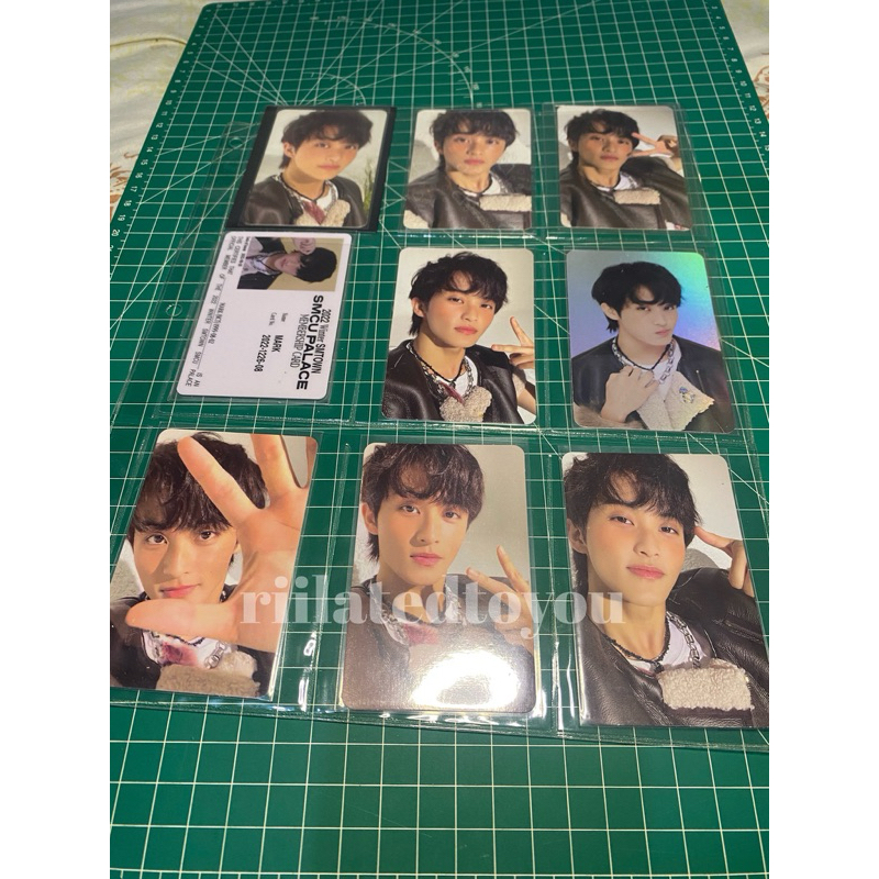NCT Mark smcu palace winter album guest ver, membership, Ar ticket, 4x6 photo, magnet (photocard onl