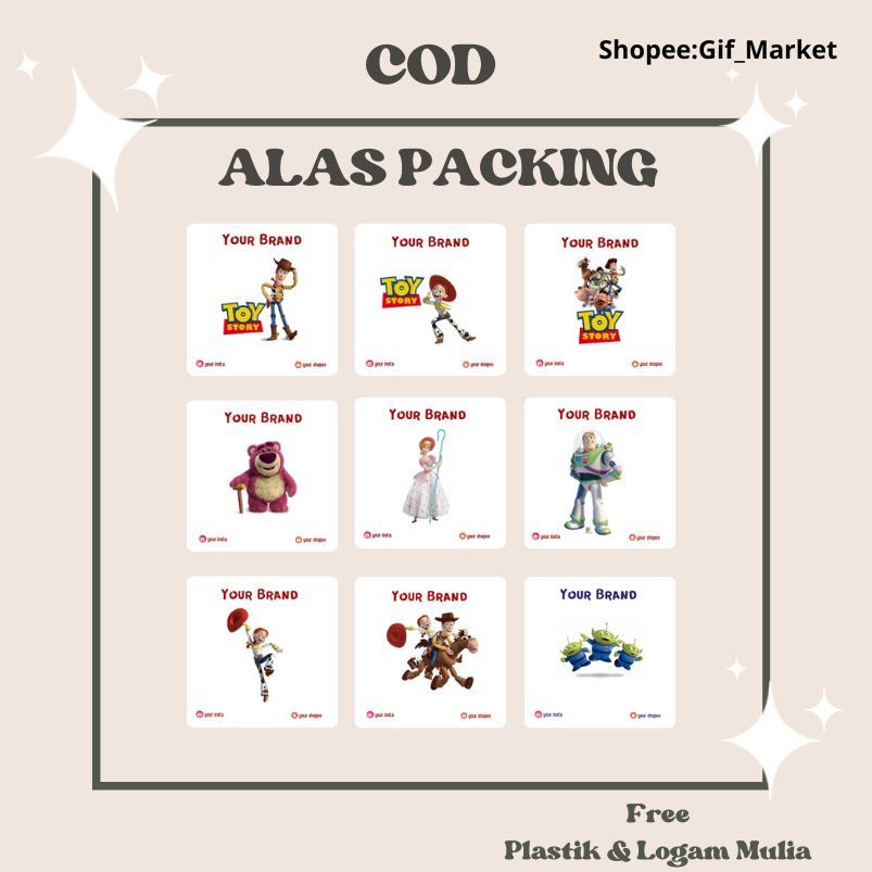 

Alas Packing | Cod | Free Ongkir |Toy Story | Paper Aksesoris |FREE LOGAM MULIA|FREE PLASTIK| | Kertas Dudukan | Cute Paper | Alas Packaging|Tidak ada minal order|Tag Kalung|Tag cincin||Tag aksesories|cartoon|kartun|toystory