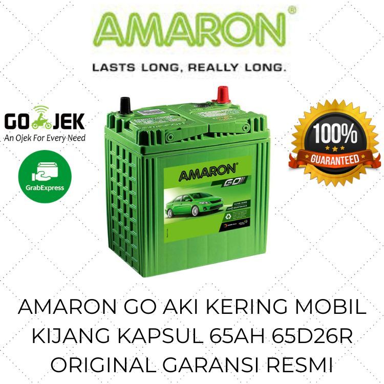 AMARON GO Aki Kering MOBIL KIJANG DIESEL KAPSUL LGX LANCER PANTHER 65Ah Ampere GO 65D26R NS70 ORIGIN