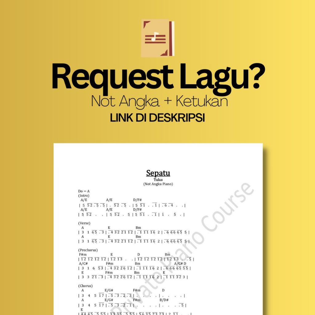 Request Not Angka Lagu [DIGITAL]