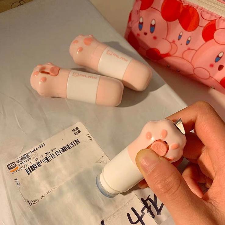 

el baru 99KHME Bx pener Rller Stamp utter Pembuka an Penghapus Resi Paket penghapus luu H348 55